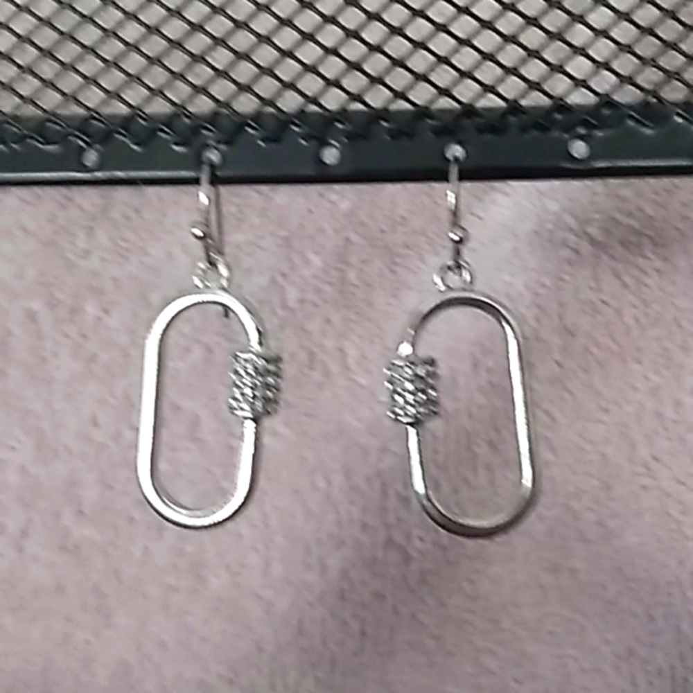 Crystal and Silver Earrings